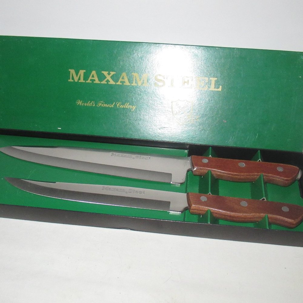 Set of 2 MAXAM carving knives